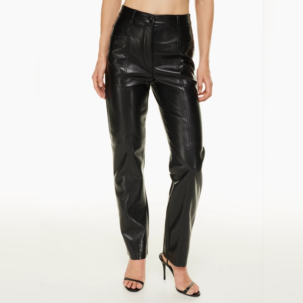 Wilfred Rebel Pant High-waisted Vegan Leather pants Size 0